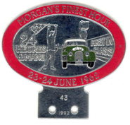 badge Morgan : le mans 62 finest hours green